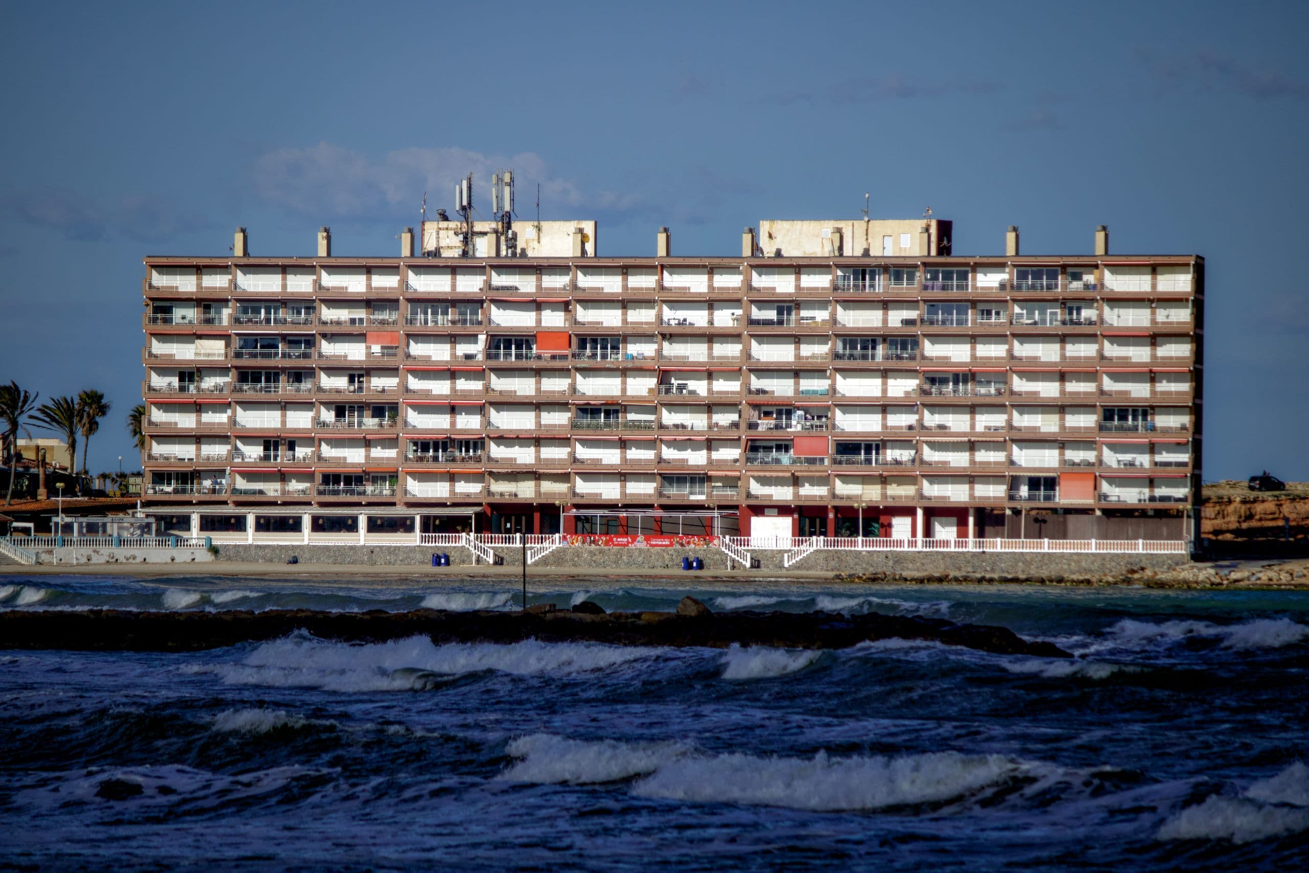 Apartments overlooking the coast