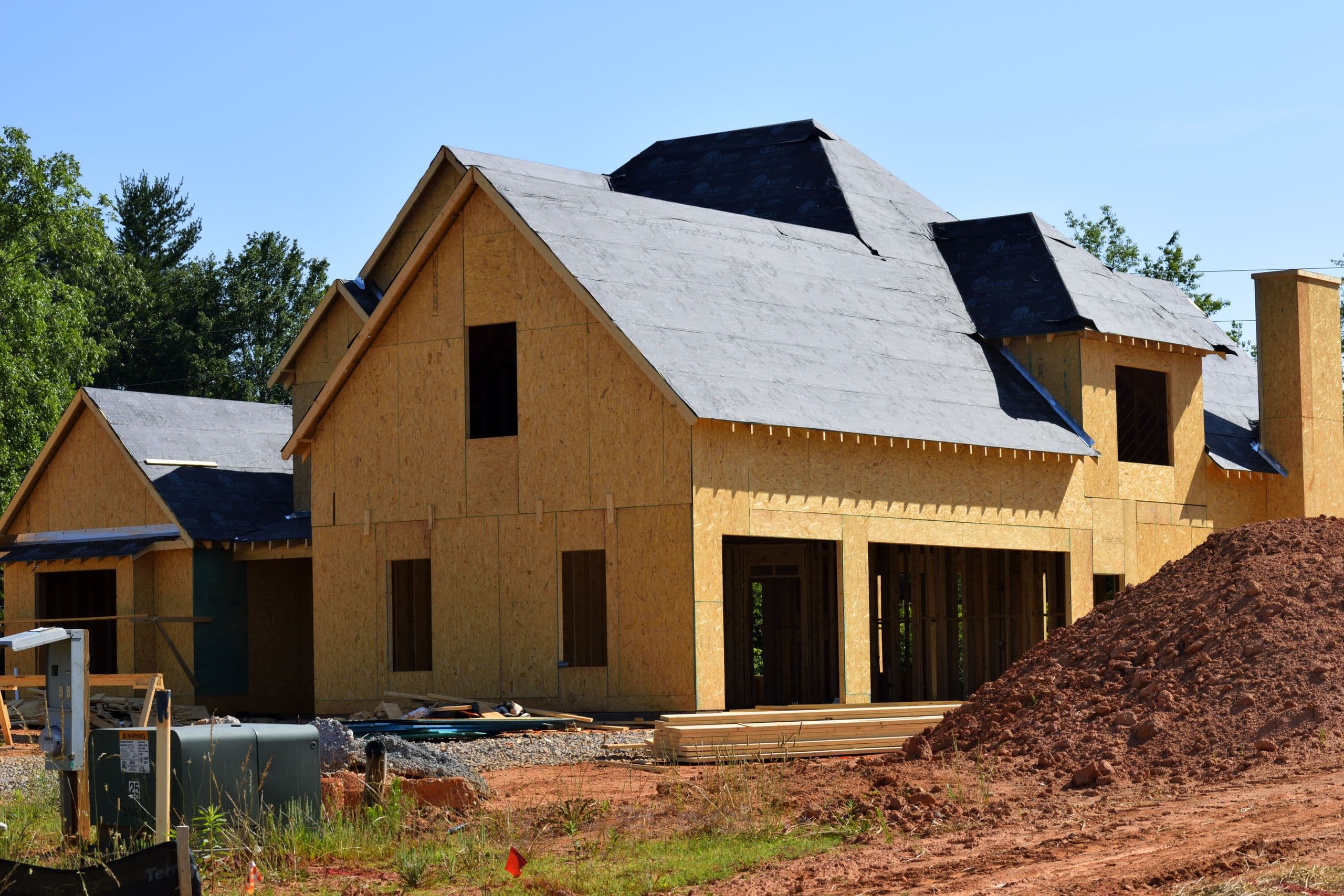 A building under construction