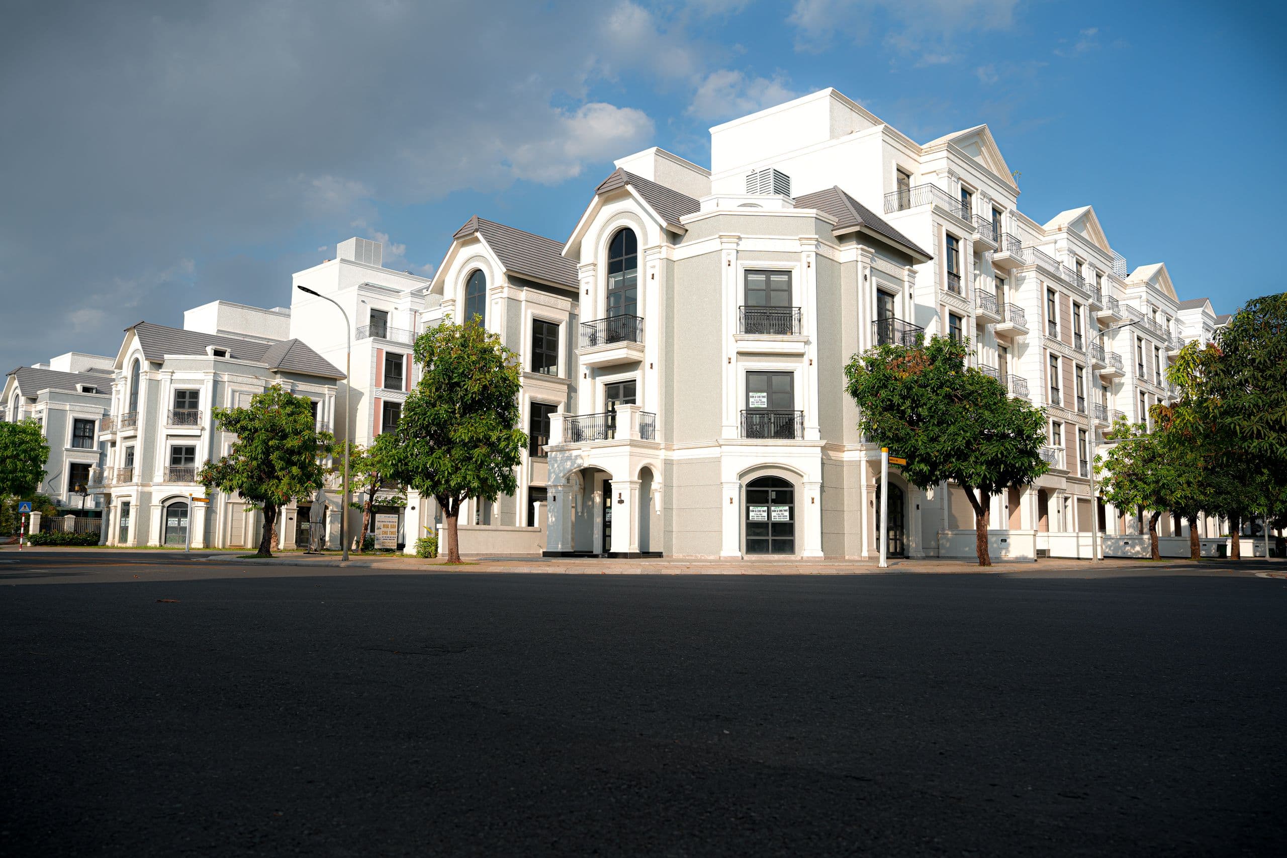 A residential apartment block