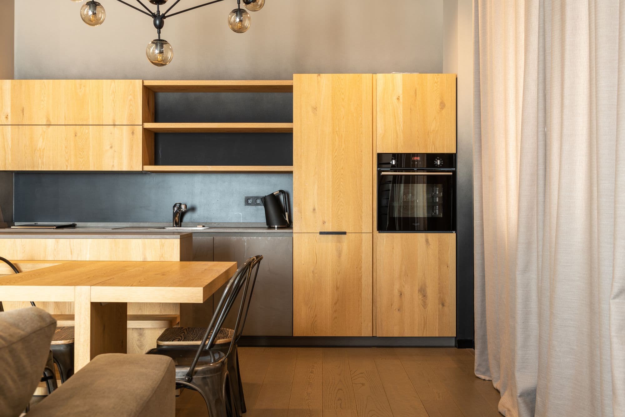 Interior of a newly completed rental home