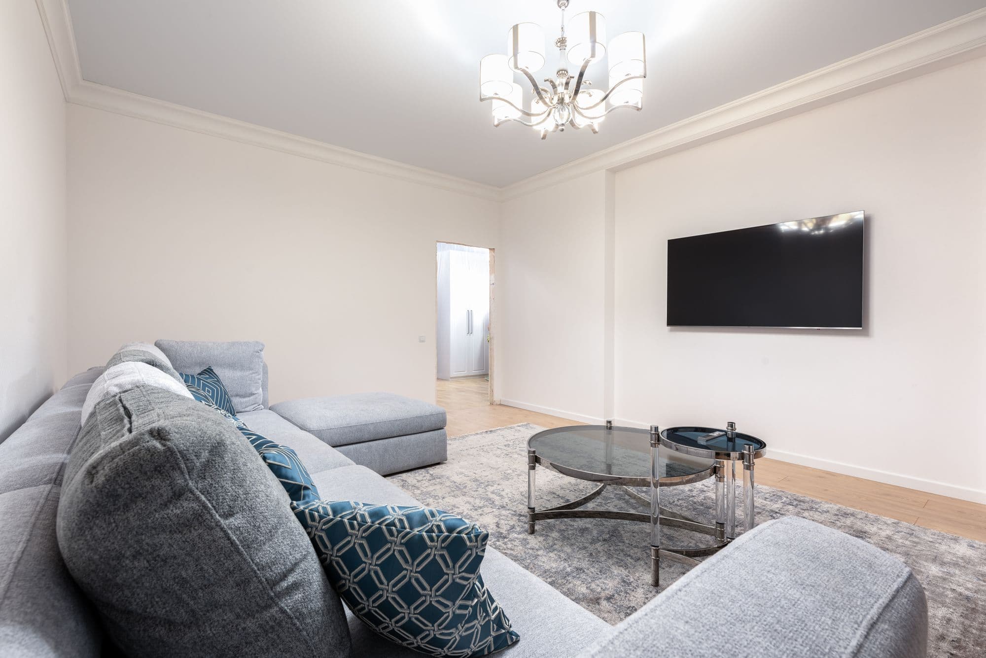 Living area in a managed rental property
