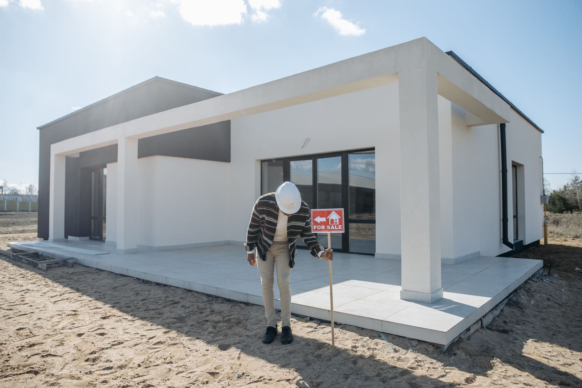 A newly completed investment house