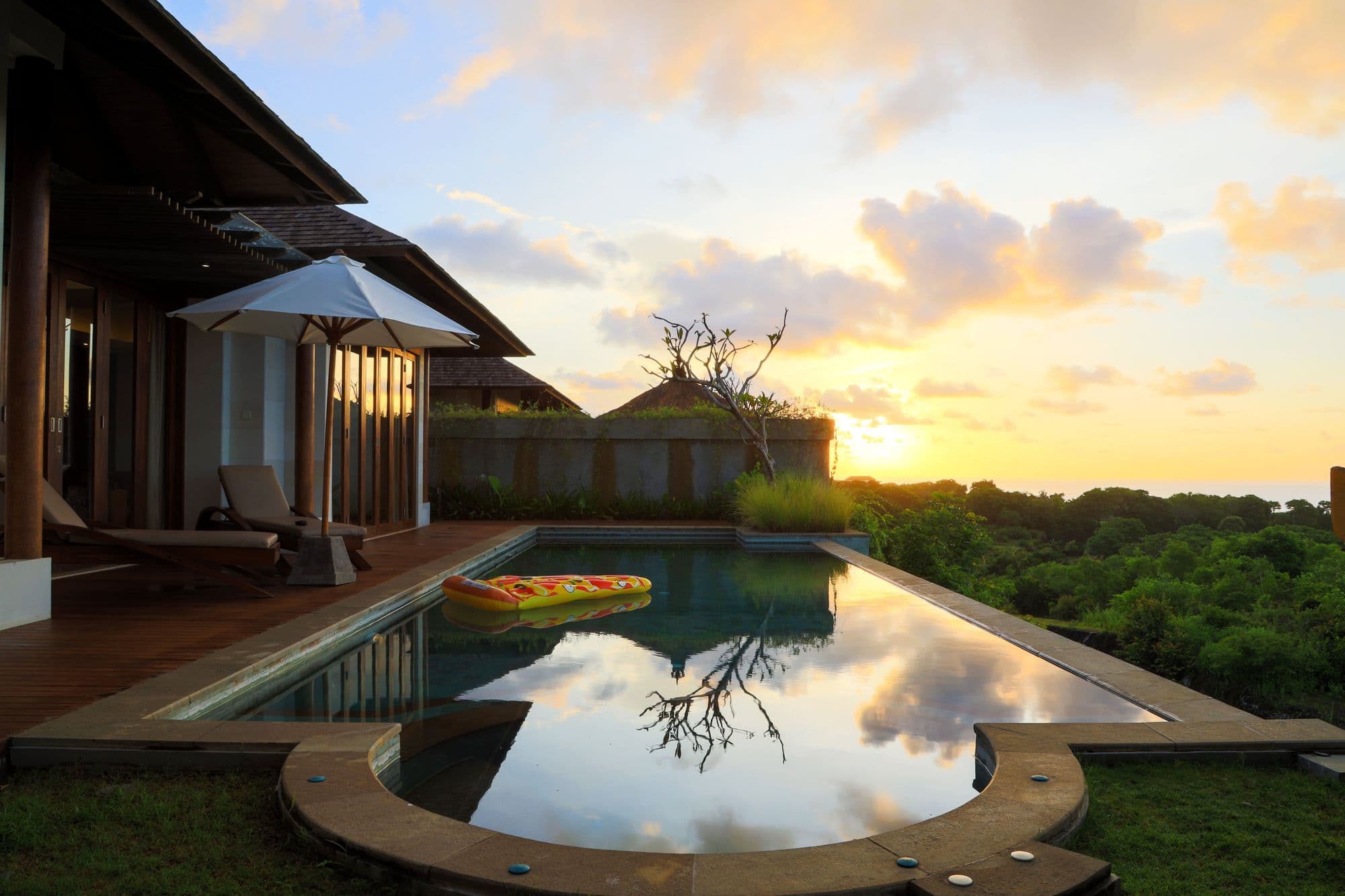 Investment property with pool and outdoor living